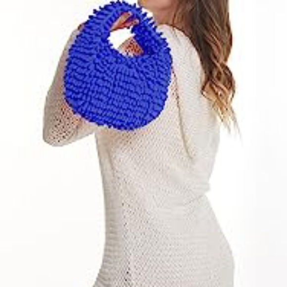 Fluffy Tote Bag, Cute Plush Purse for Women - Picture 3 of 9